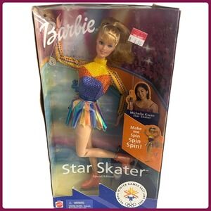 Barbie Star Skater Michelle Kwan Special Edition Salt Lake 2002 Olympic Winter